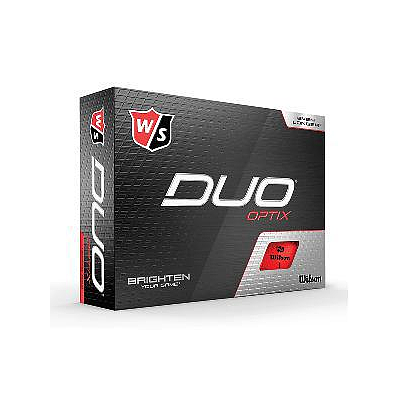 WILSON STAFF DUO OPTIX RED GOLF BALLS