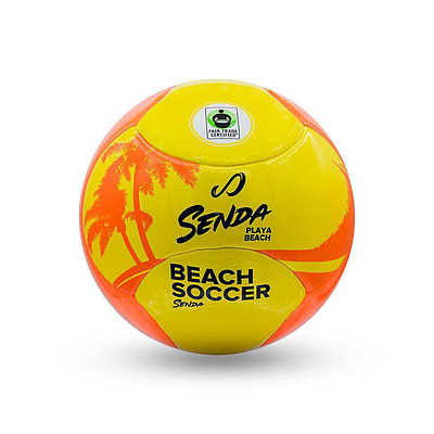 Playa Beach Soccer Ball, Orange/Yellow